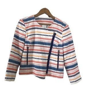 Trina Turk Jacket size 4 colorful spring summer